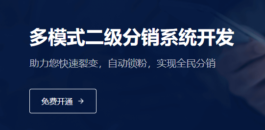 目前最牛的二級分銷系統